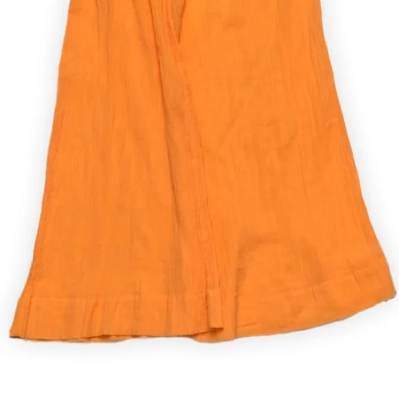 Free People Cut Out For It Jumpsuit Endless Summer Soft Orange Sorbet Color XS - Picture 4 of 6